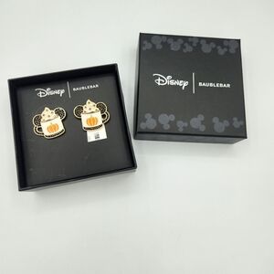 Disney Baublebar Pumpkin Spice Latte Mickey Earrings